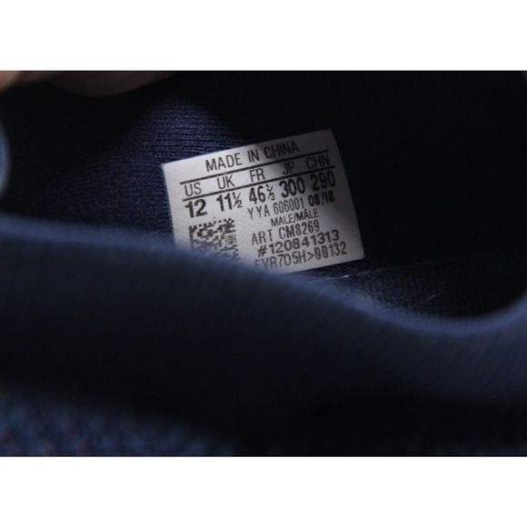 Adidas Ultra Boost Shoes Mens Sz 12 Blue Laceless Collegiate Navy Sneaker CM8269 - Picture 7 of 7